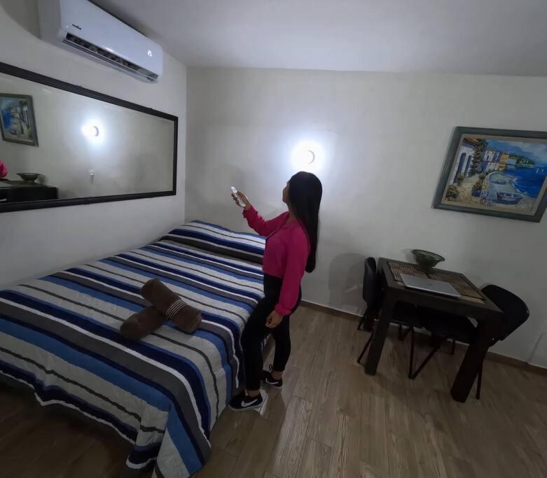 巴耶斯城Departamento Privado7, 2 Camas Matri, Parking, Cocina Equipada, Wifi 65 Mb, 2 Climas,Centrico,Tv Smart公寓 外观 照片